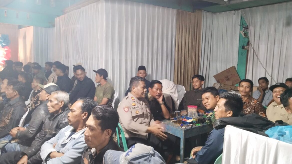 Soliditas TNI-Polri, Polsek dan Koramil Banjarsari Cooling System ke Para Tokoh di Pesawahan