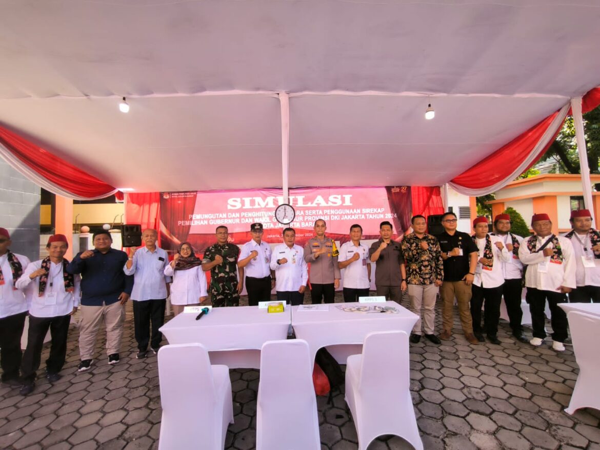 Simulasi Pemilu di Jakbar: Kesiapan Polri, KPU, dan Bawaslu Sambut Pilkada 2024
