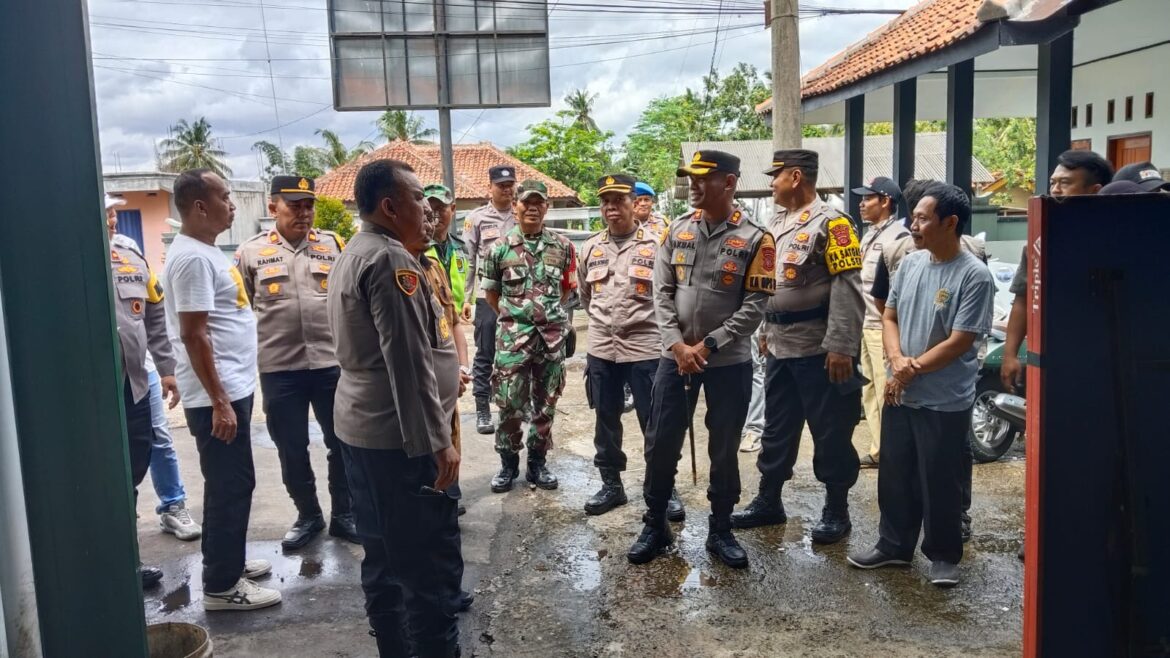 Cek Kesiapan PAM Pilkada Serentak 2024, Kapolres Ciamis Patroli ke TPS di Pamarican