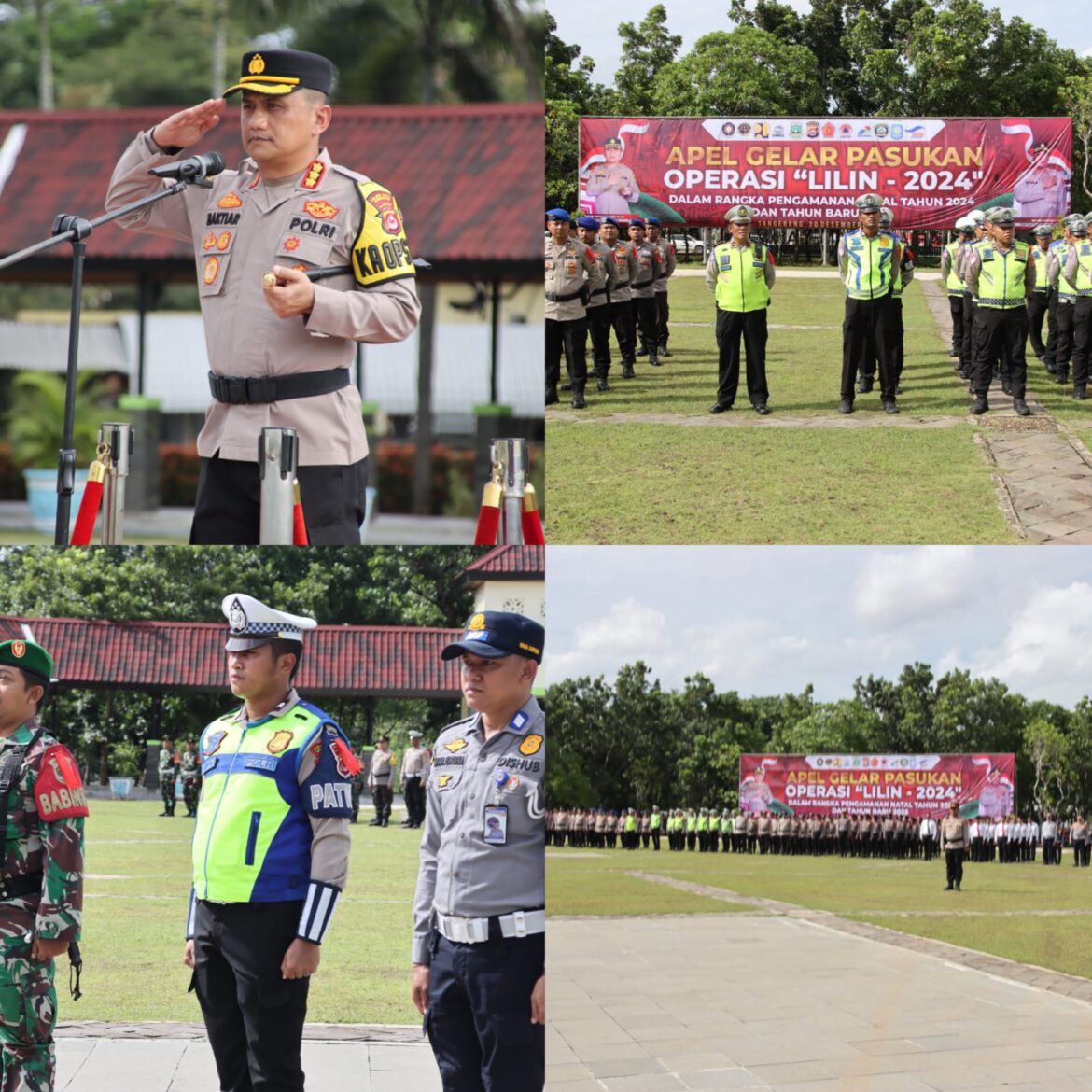Kapolresta Tangerang Pimpin Apel Gelar Operasi Lilin Maung 2024