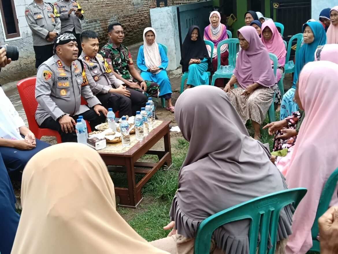 Ngariung Iman Ngariung Aman,Kapolres Serang Gelar Baksos Bersana Emak dan Abah Desa Ketos