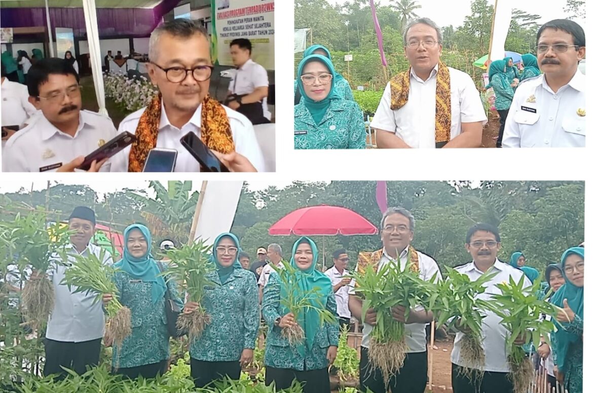 Pj.Bupati Ciamis Dukung Pemberdayaan Perempuan di Desa Tanjungsari melalui P2WKSS Tingkat Jawa Barat 2024