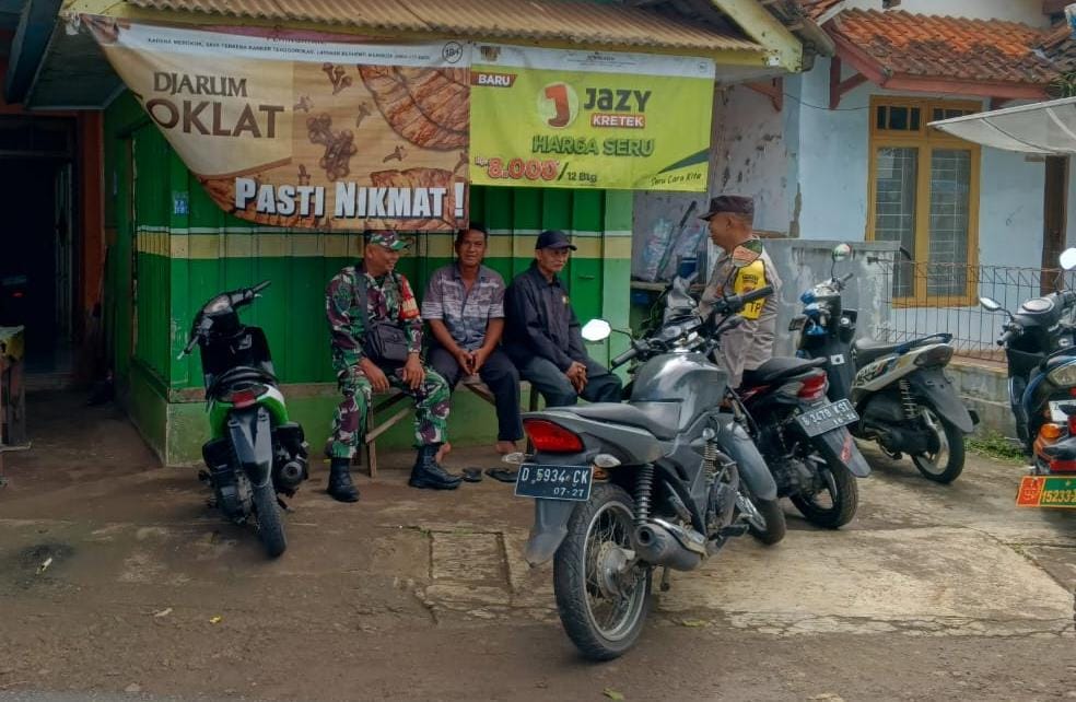 Jaga Persatuan dan Kesatuan Pasca Pilkada, Polsek Rajadesa Cooling System ke Tokoh di Kubang