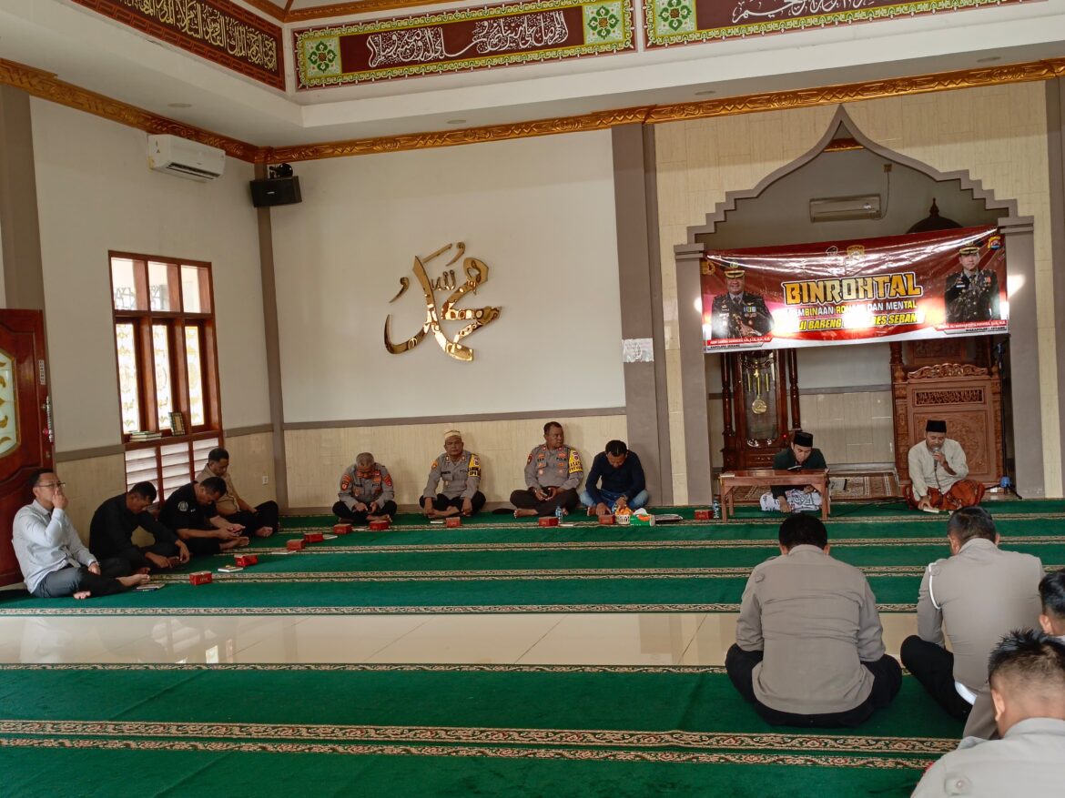 Polres Serang Gelar Pengajian Rutin “Ngaji Bareng Kapolres Serang”