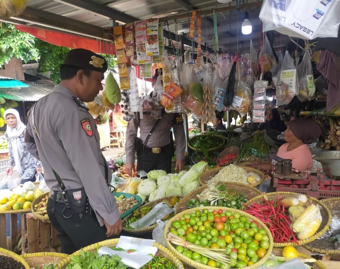 Dukung Penanganan Inflasi, Stok dan Harga Bahan Pokok Dipantau Terus Polres Ciamis