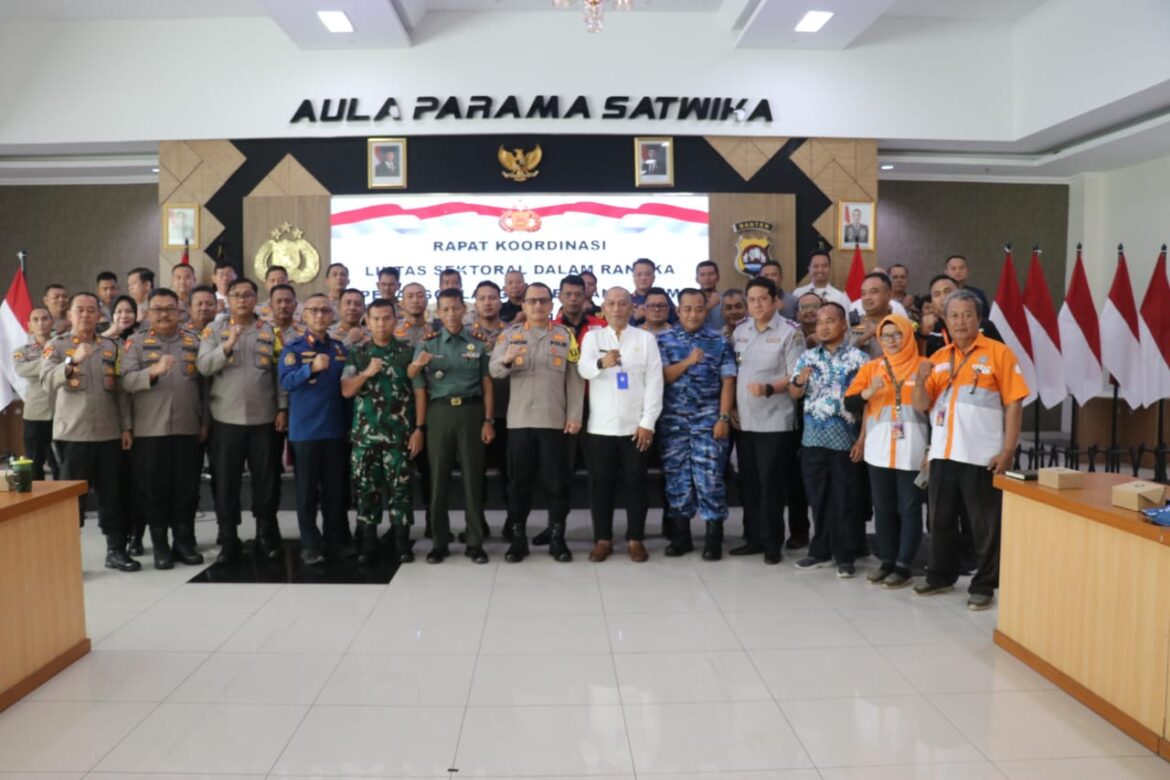 Kapolresta Tangerang Bersama Forkopimda Gelar Rapat Koordinasi Penanggulangan Bencana Alam