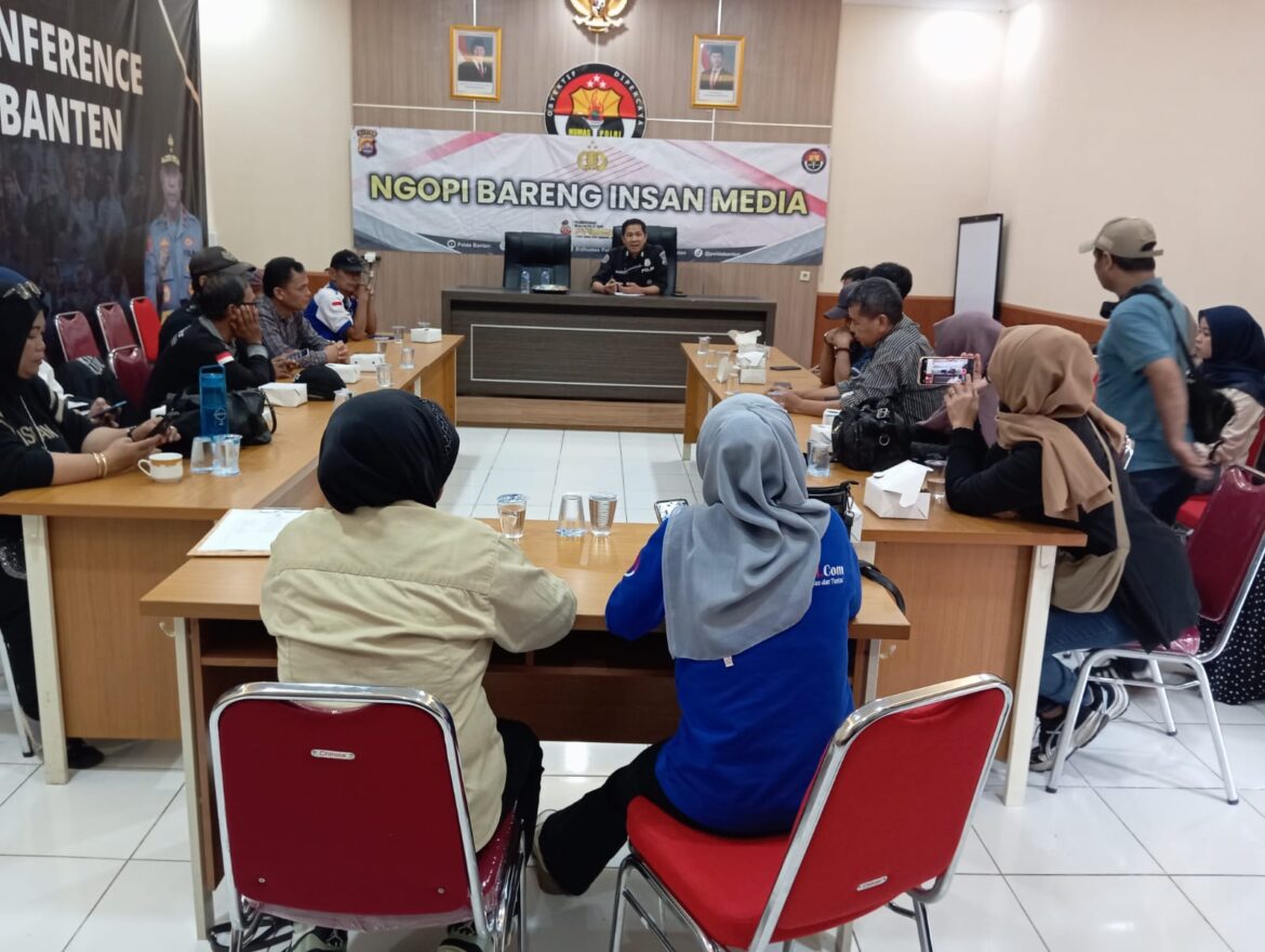 Bidhumas Polda Banten Gelar Kemitraan Silaturahmi dan Diskusi Bersama Insan Media