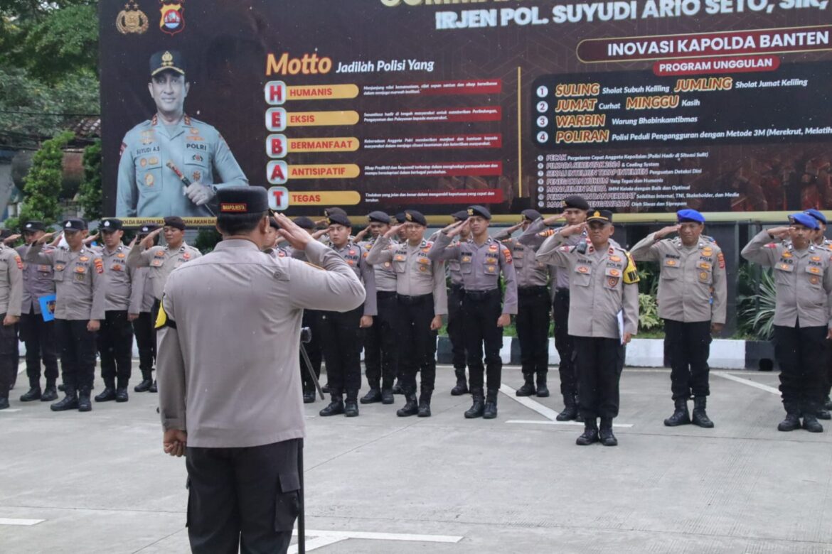 Wakapolresta Tangerang Pimpin Apel Pagi, Tekankan Profesionalisme dan Kesiapan Operasi Natal dan Tahun Baru
