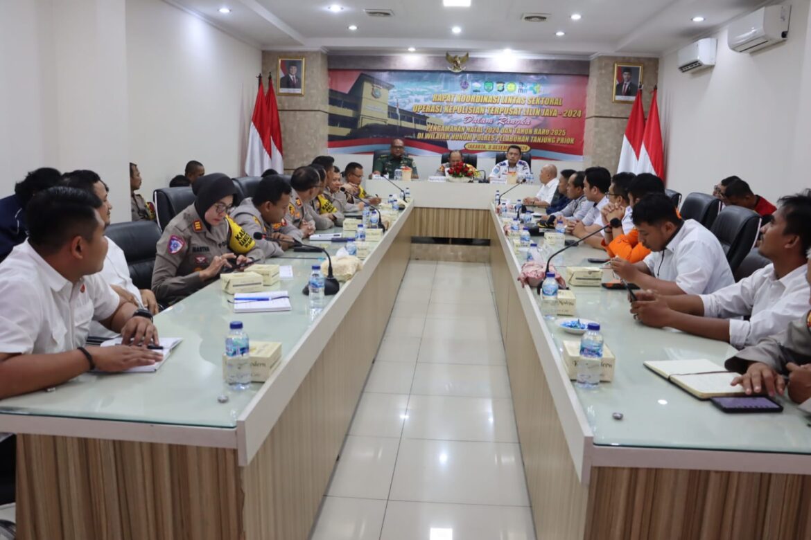 Polres Pelabuhan Tanjung Priok, Gelar Rakor Lintas Sektoral Operasi Lilin Jaya 2024