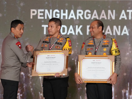 Peringatan Hari Anti Korupsi Sedunia Polres Ketapang Raih Penghargaan Dari KPK