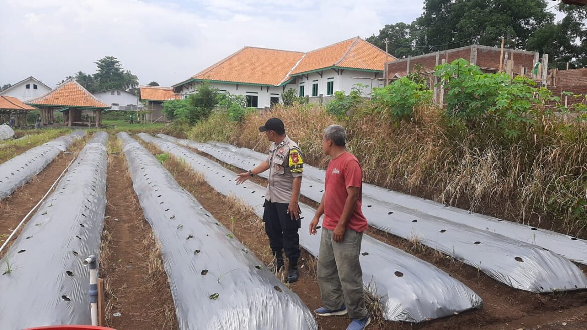 Dukung Program Asta Cita Presiden RI, Polsek Cikoneng Ajak Warga Ciparigi Buat Lahan Produktif