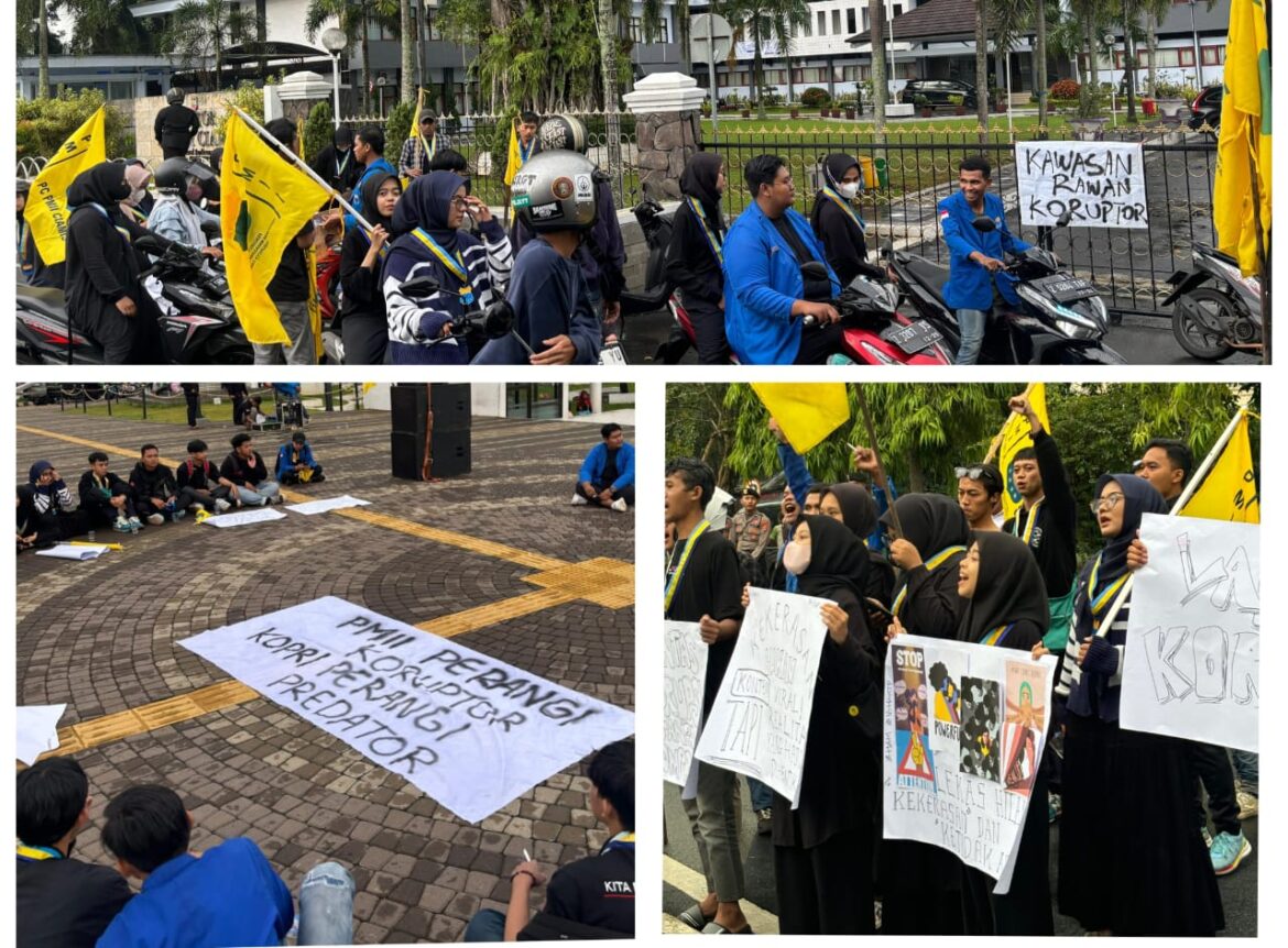 Ajak Masyarakat Melek Anti Korupsi: PC PMII Ciamis Gelar Aksi Anti Korupsi dan HAM