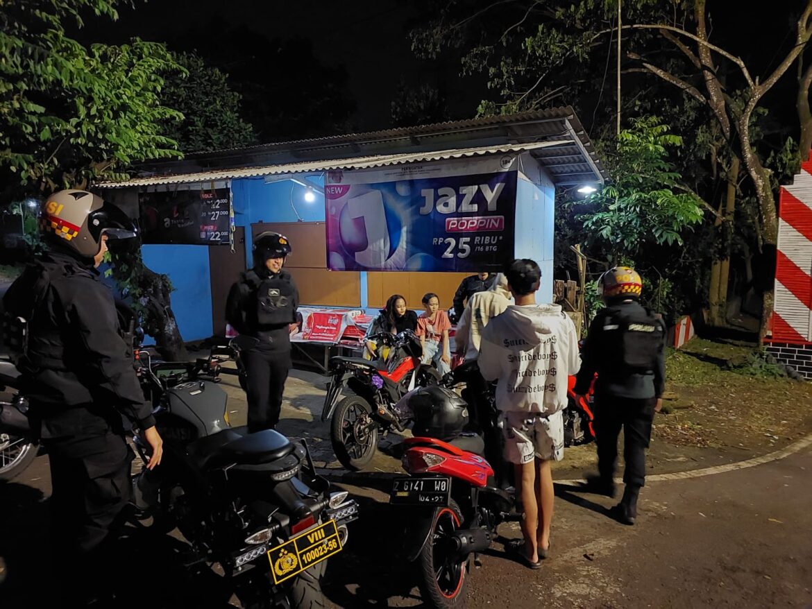 Jaga Harkamtibmas, Sat Samapta Polres Ciamis Patroli Roda 2 Keliling Jalanan Perkotaan