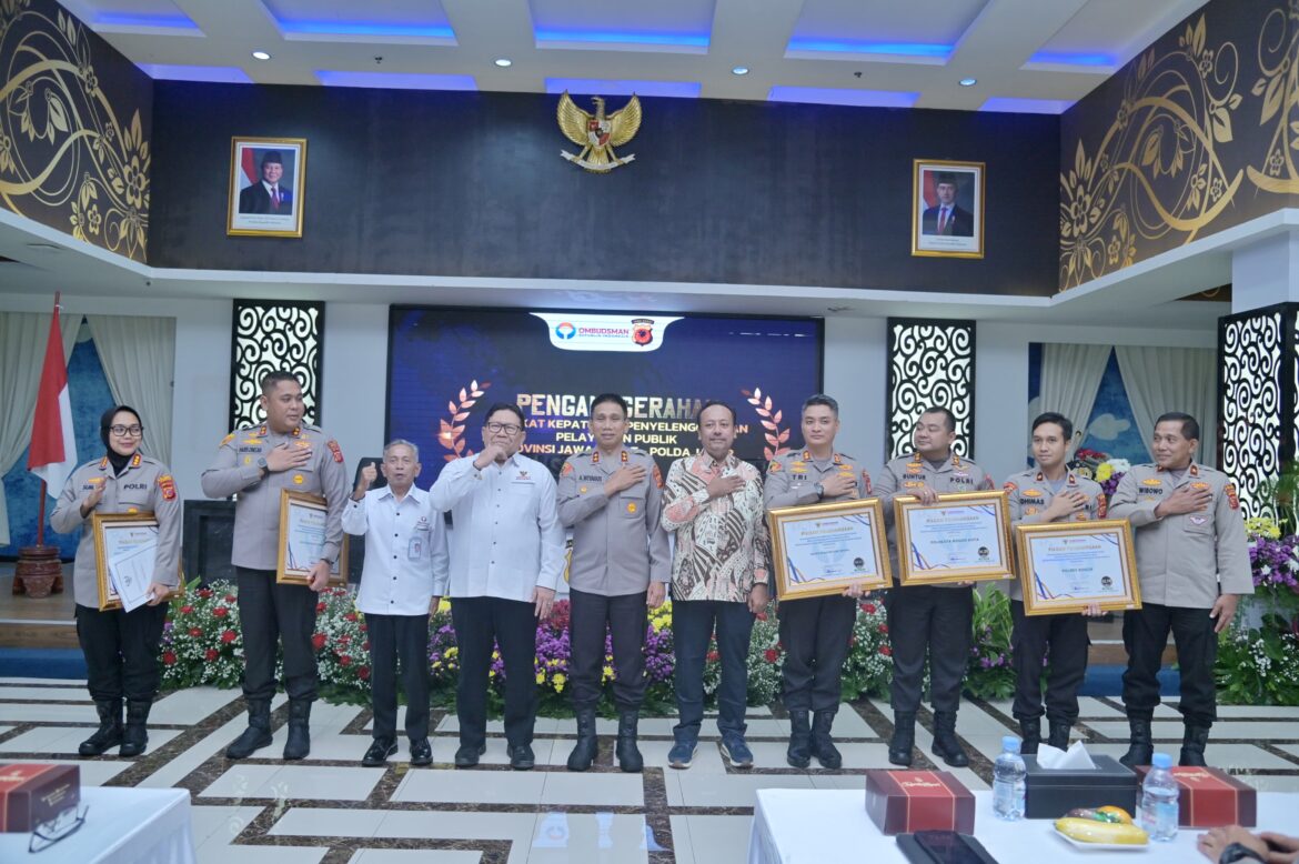 Ombudsman Beri Predikat Kepatuhan Penyelenggara Pelayanan Publik Pada Polda Jabar dan Polres Jajaran