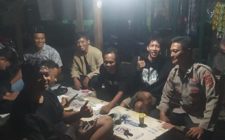 Cegah Tindak Kriminalitas di Malam Hari, Polsek Pamarican Polres Ciamis Patroli Biru