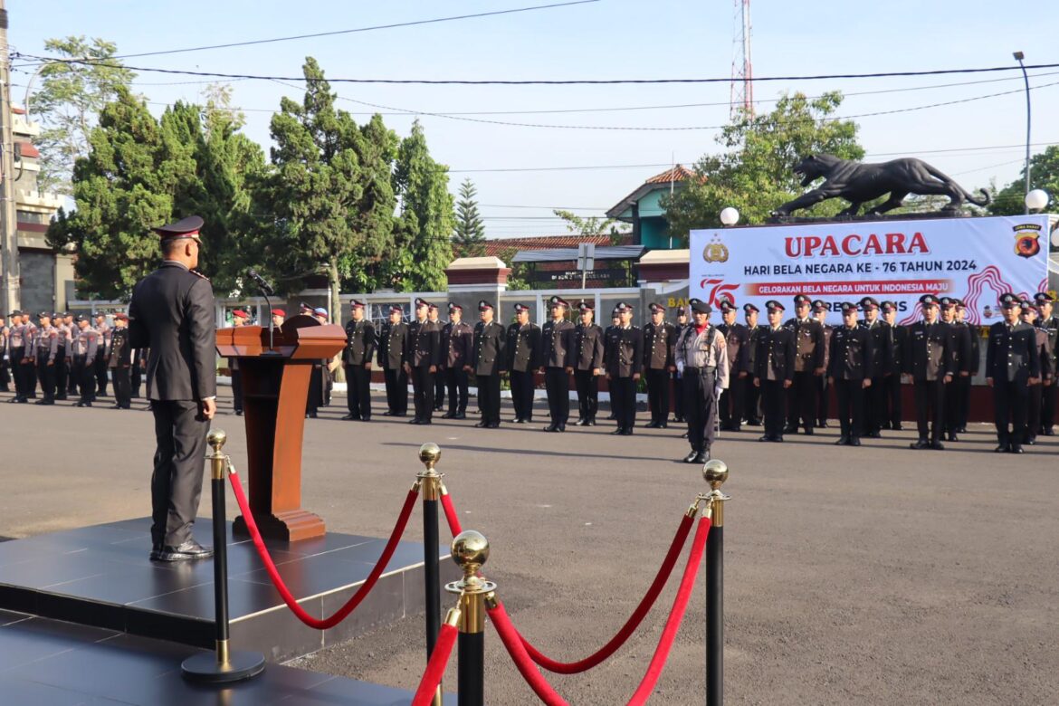 Upacara Hari Bela Negara Ke-76 Tahun 2024 Polres Ciamis