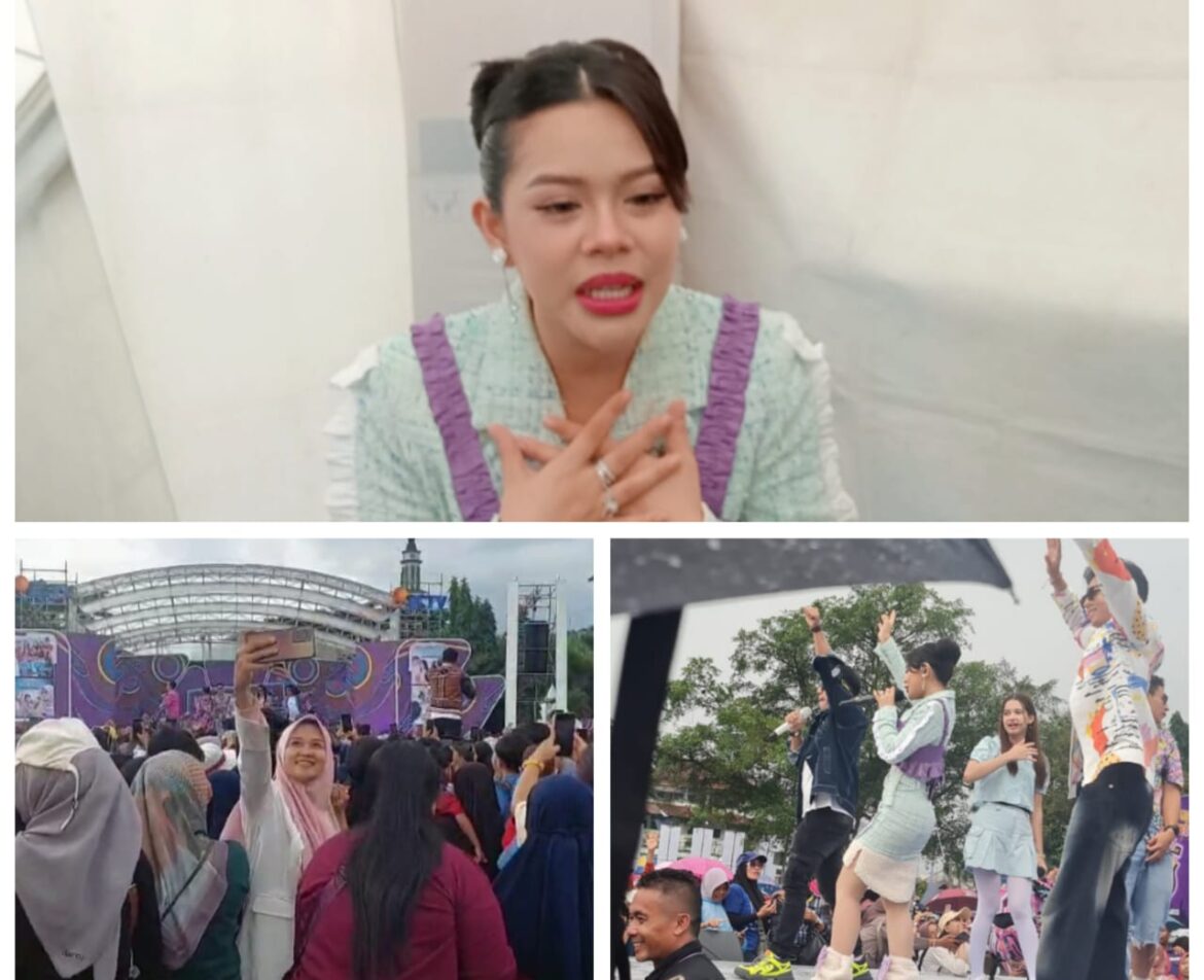 Melly Lee Terkesan Dengan Antusias Warga Ciamis di Karnaval SCTV 2024