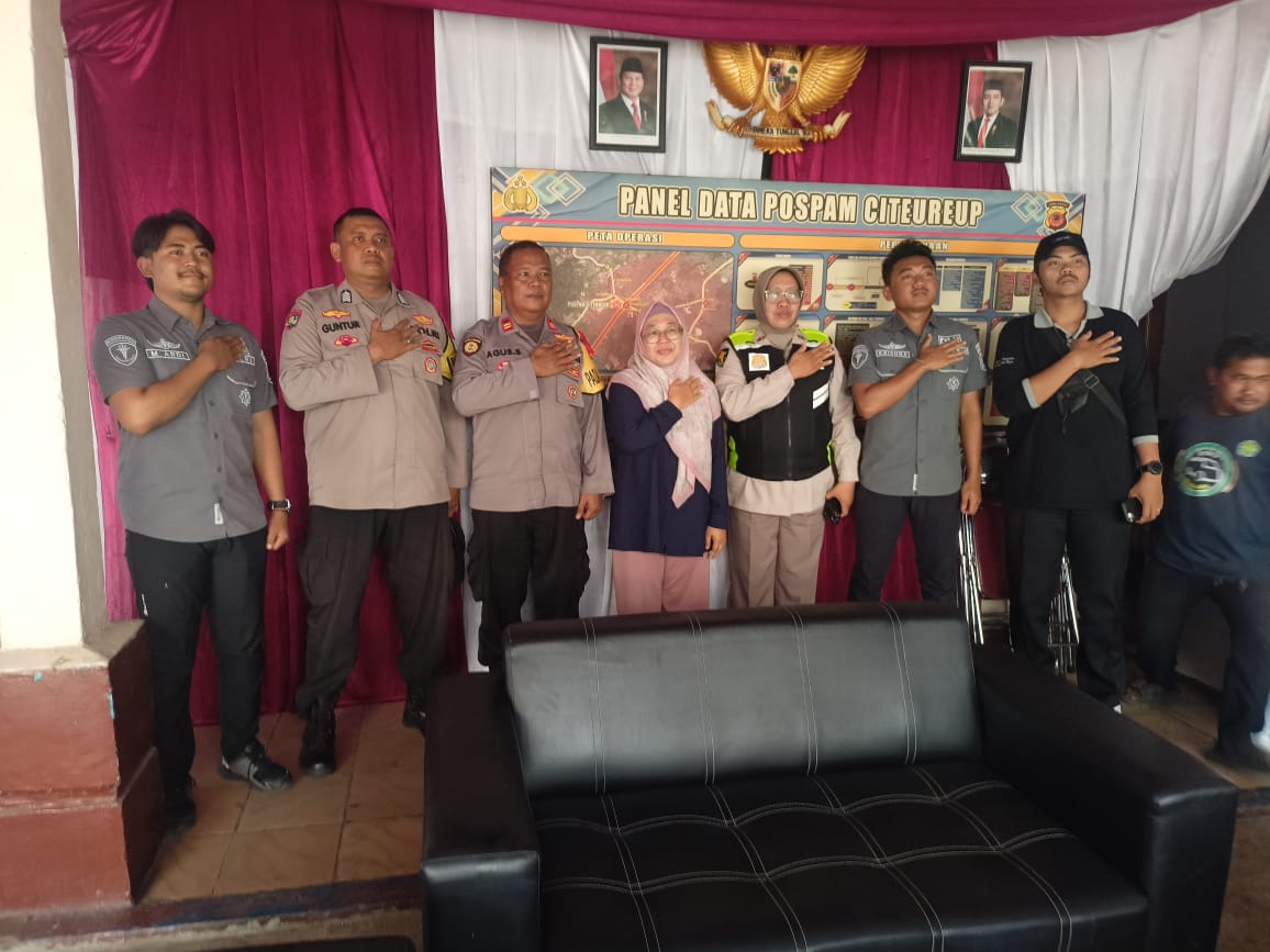 Pospam Citeureup Menerima Kunjungan dari Tim Kesehatan Polres Bogor dalam Rangka Pengecekan Kesehatan Personil