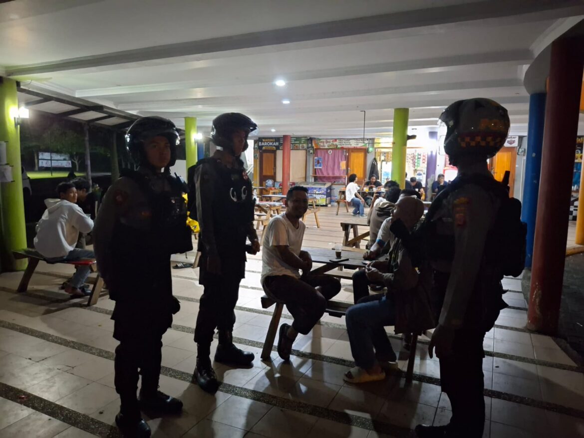 Satgas Preventif Patroli Ops Mantap Brata Lodaya ke Obvit di Pusat Keramaian Kabupaten Ciamis