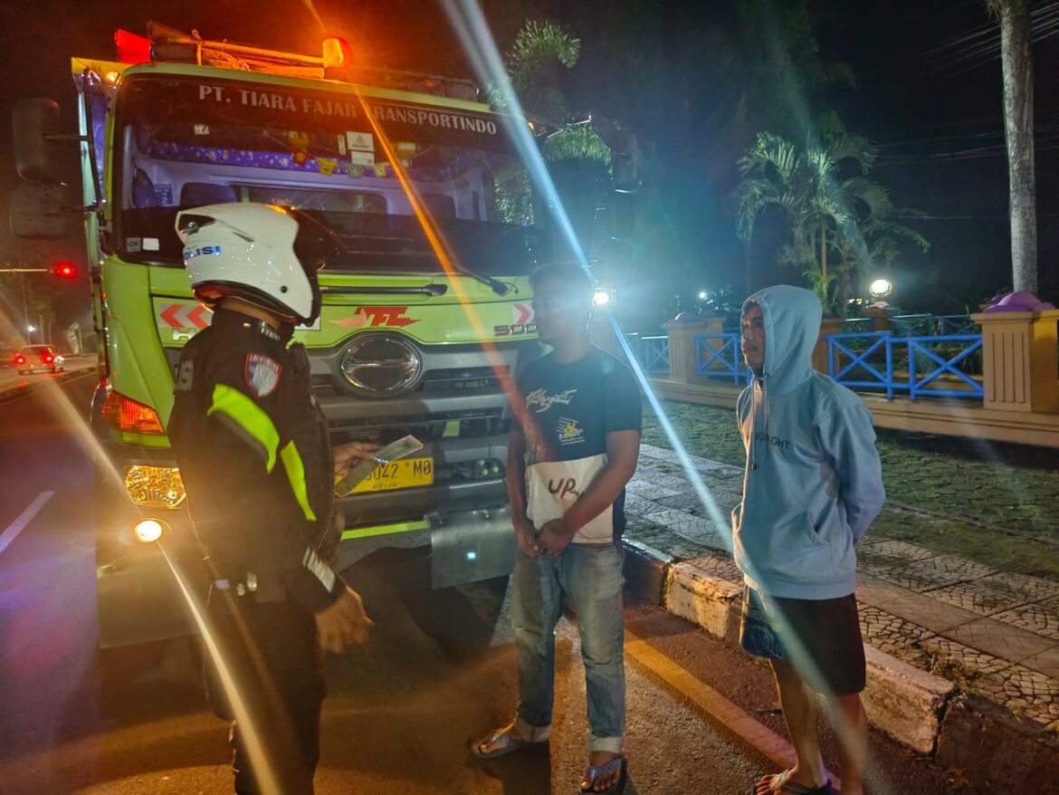 Ciptakan Kamseltibcar Lantas Nataru, Sat Lantas Polres Ciamis Akan Tegas Tindak Kendaraan Sumbu 3