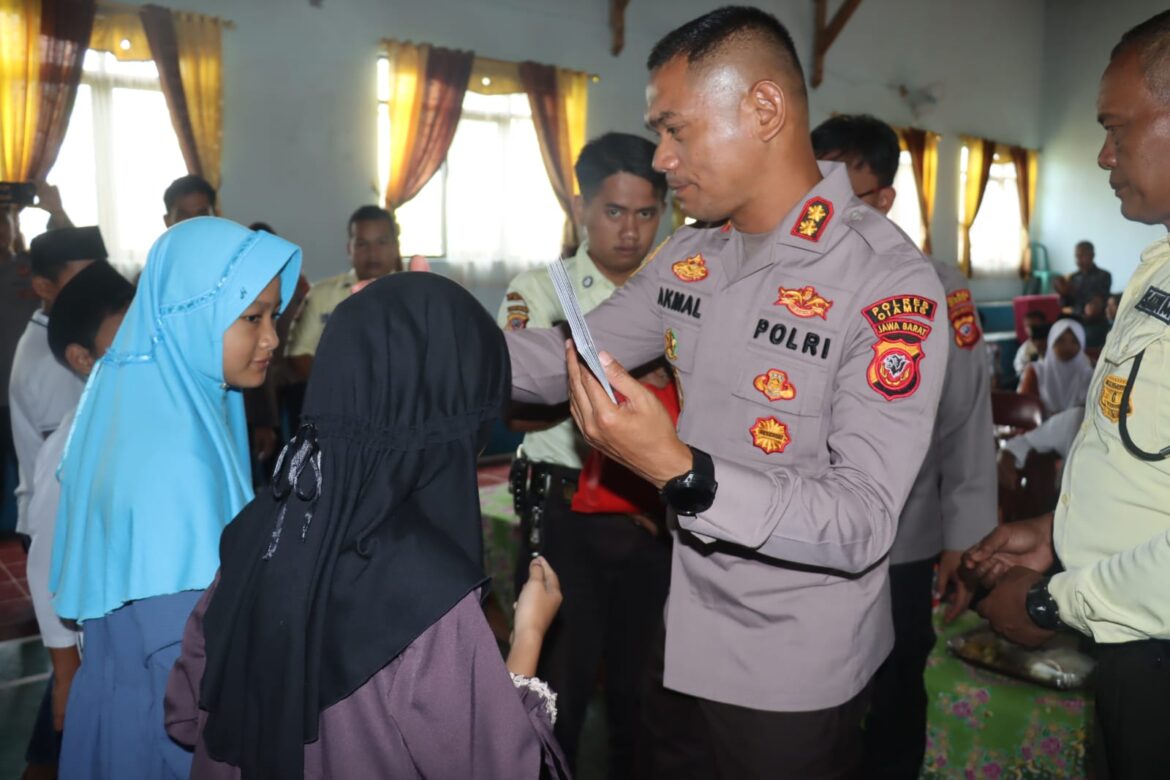 Polres Ciamis Gelar Bakti Sosial Santunan Yatim Piatu dalam Rangka HUT Satpam ke-44