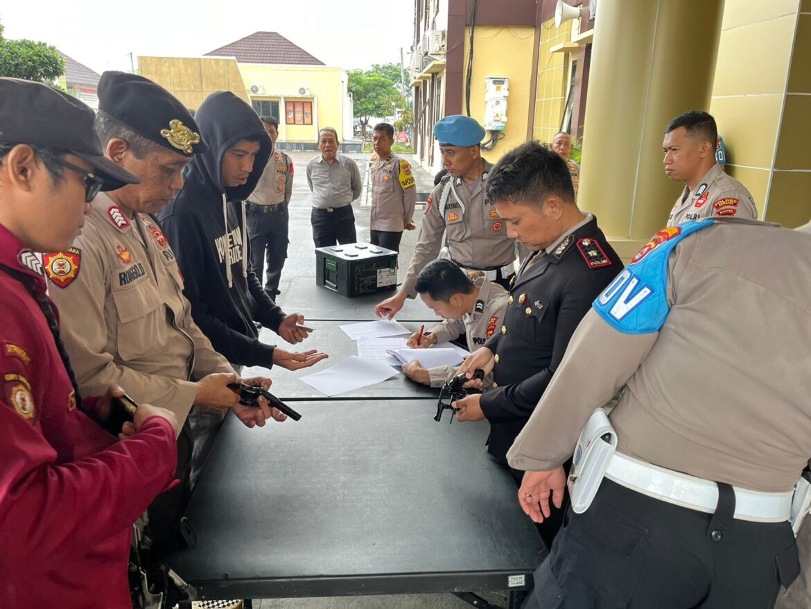 Mitigasi Pelanggaran,Kapolres Serang Kumpulkan Personel Pemegang Senpi