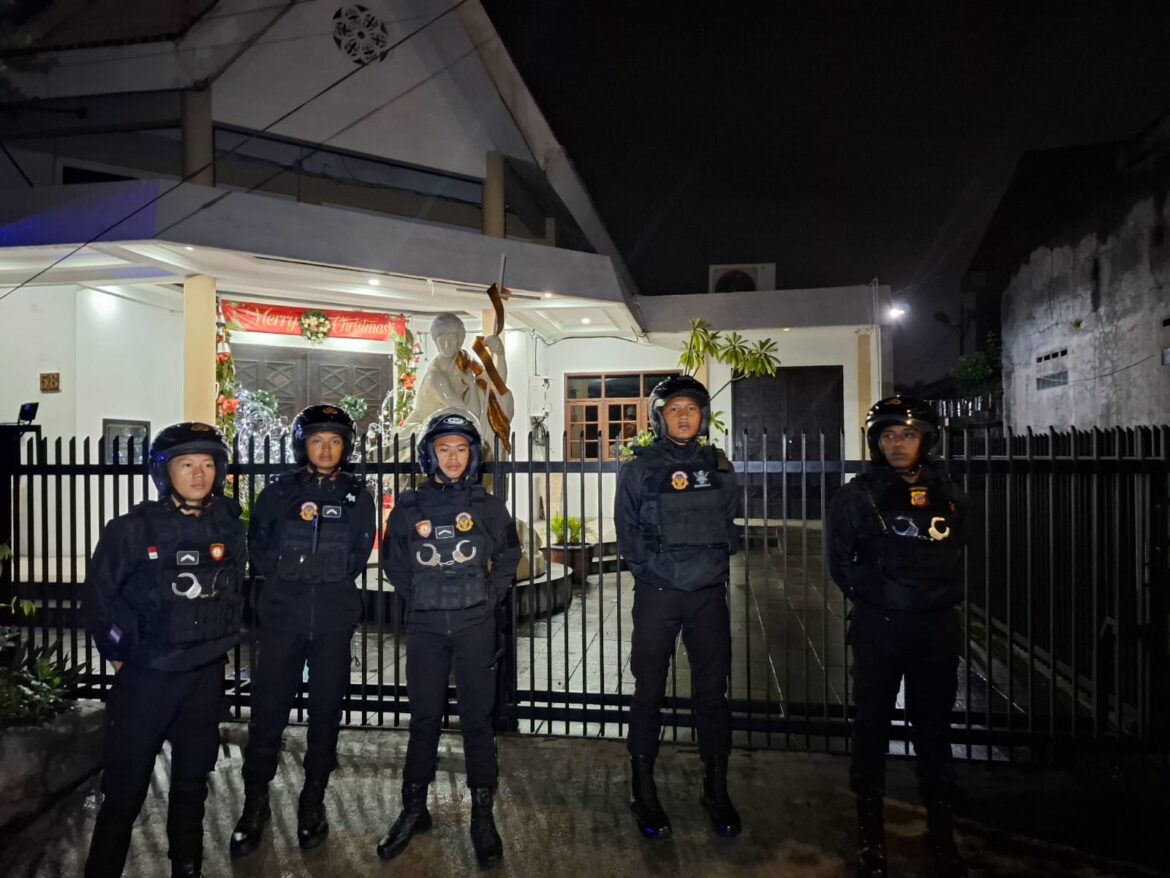 Satgas Preventif Operasi Lilin Lodaya 2024 Gelar Patroli Dialogis untuk Pastikan Keamanan Perayaan Natal di Ciamis