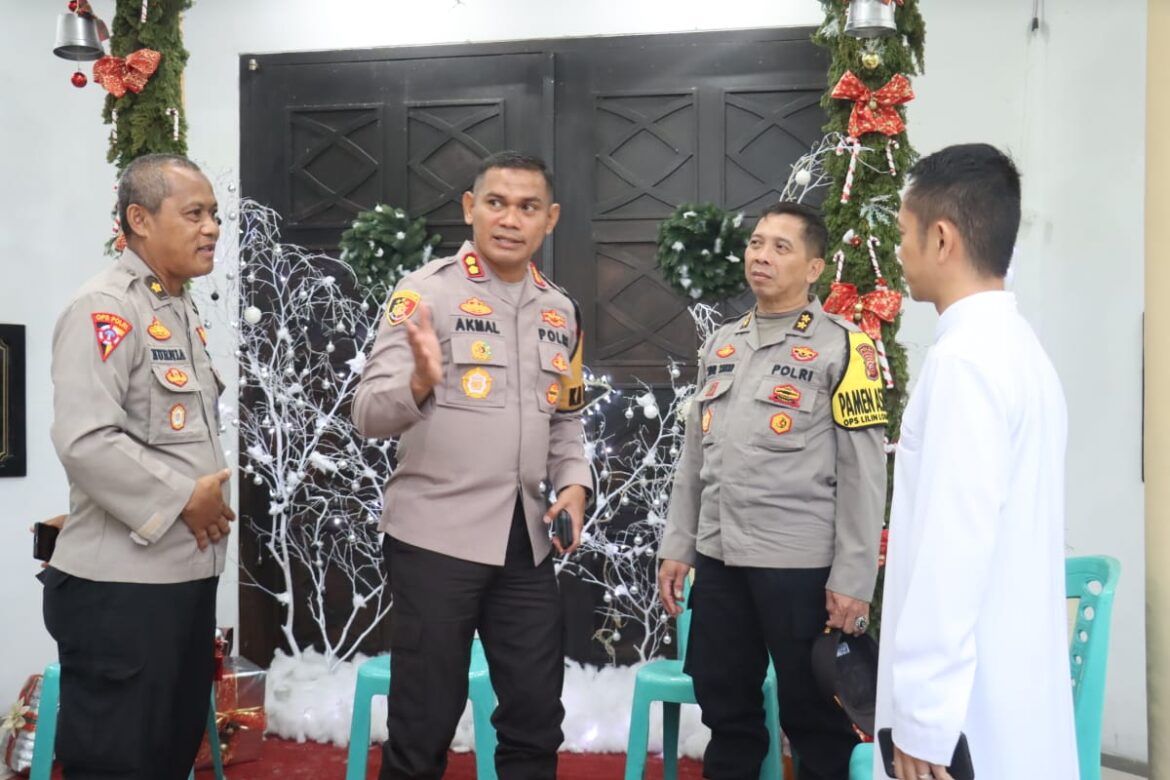 Polres Ciamis Amankan Perayaan Ibadat Natal di Gereja-Gereja Wilayah Hukumnya