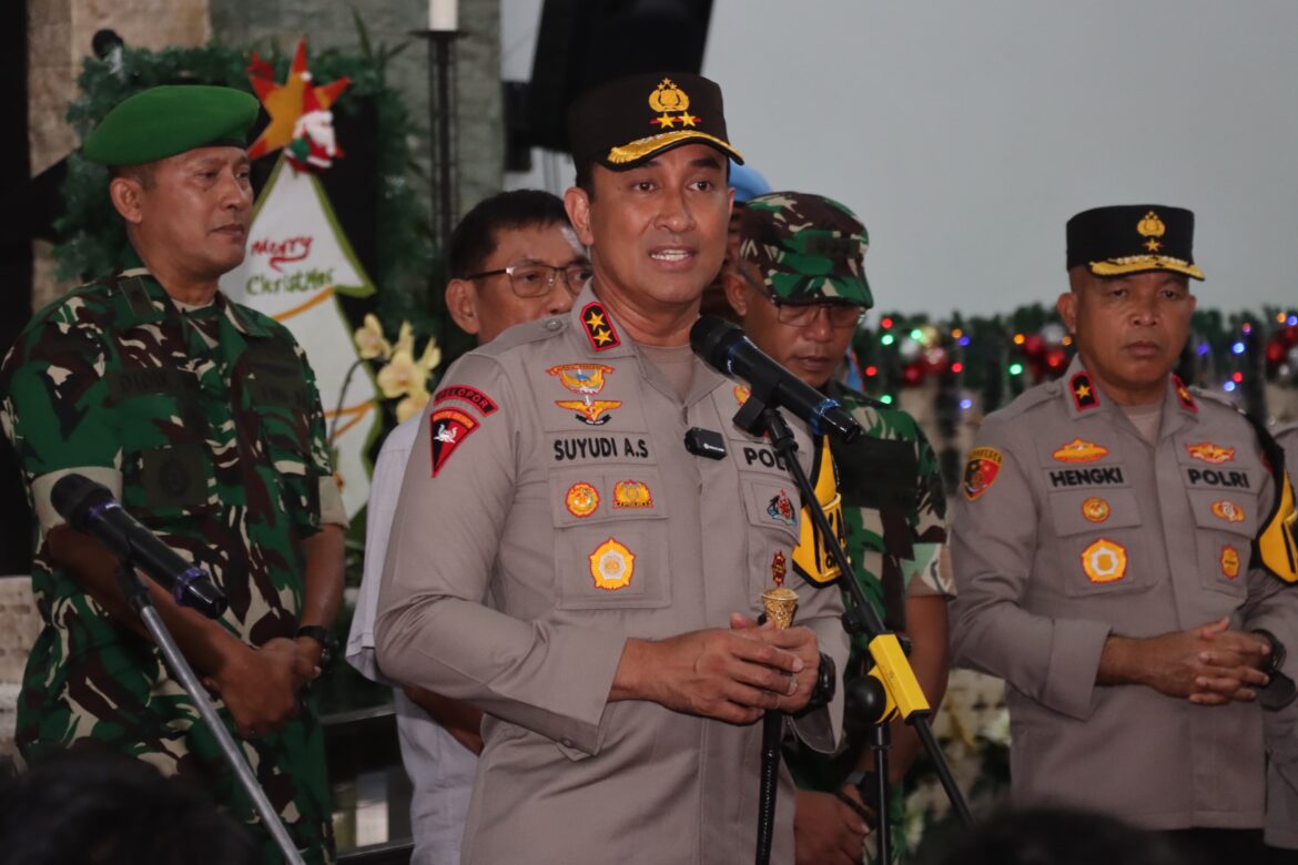 Jamin Natal Aman, Kapolda Banten Kunjungi Gereja St Odilia Citra Raya Tangerang