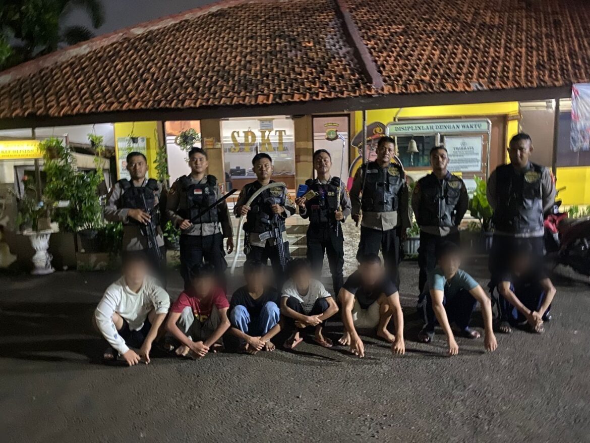 Libur Natal, Polres Metro Jakarta Barat Amankan 7 Remaja Terlibat Tawuran di Palmerah