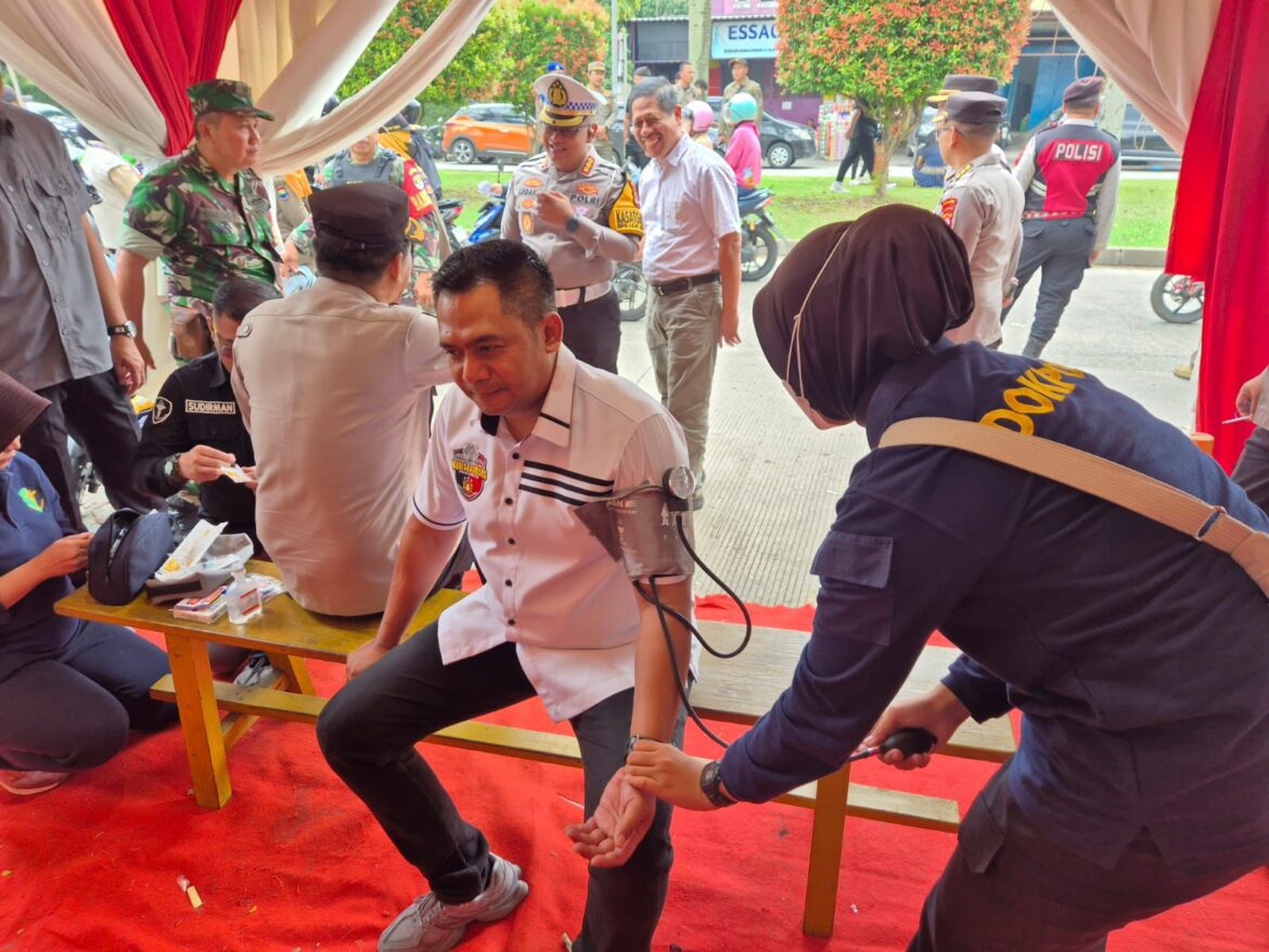 Selain Pusat Informasi, Posyan Nataru Polresta Tangerang Sediakan Layanan Kesehatan
