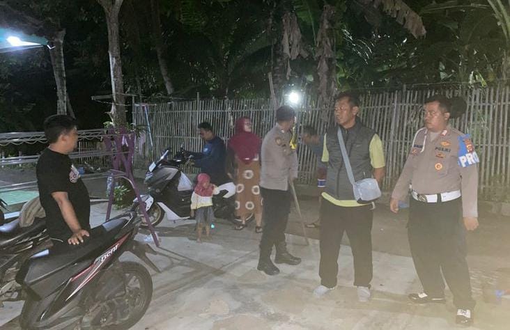 Cegah Tindak Kriminalitas di Malam Hari, Polsek Pamarican Polres Ciamis Patroli Biru