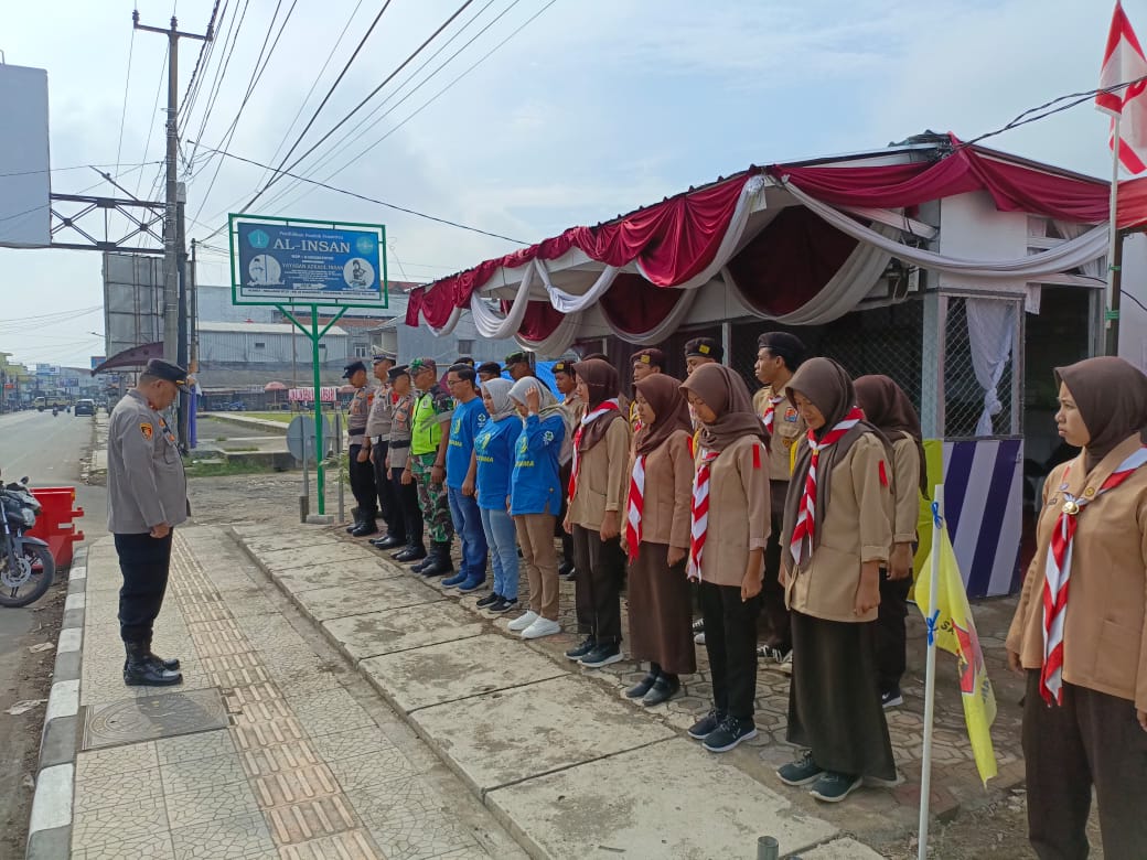 Cek Kesiapan Ops Lilin Lodaya 2024, Personel Pos Pam Banjarsari Lakukan Apel Pagi