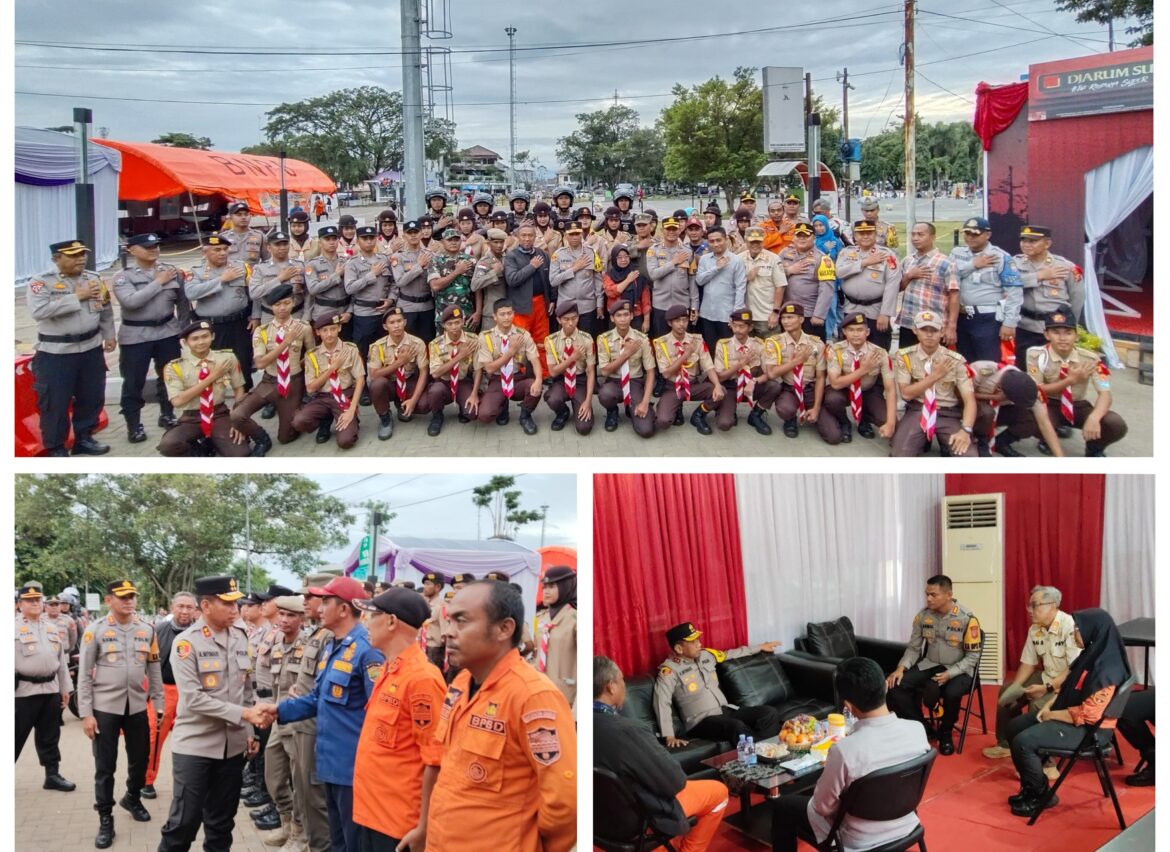 Kapolda Jabar Tinjau Kesiapan Pos Pam Terpadu Operasi Lilin Lodaya 2024 di Ciamis