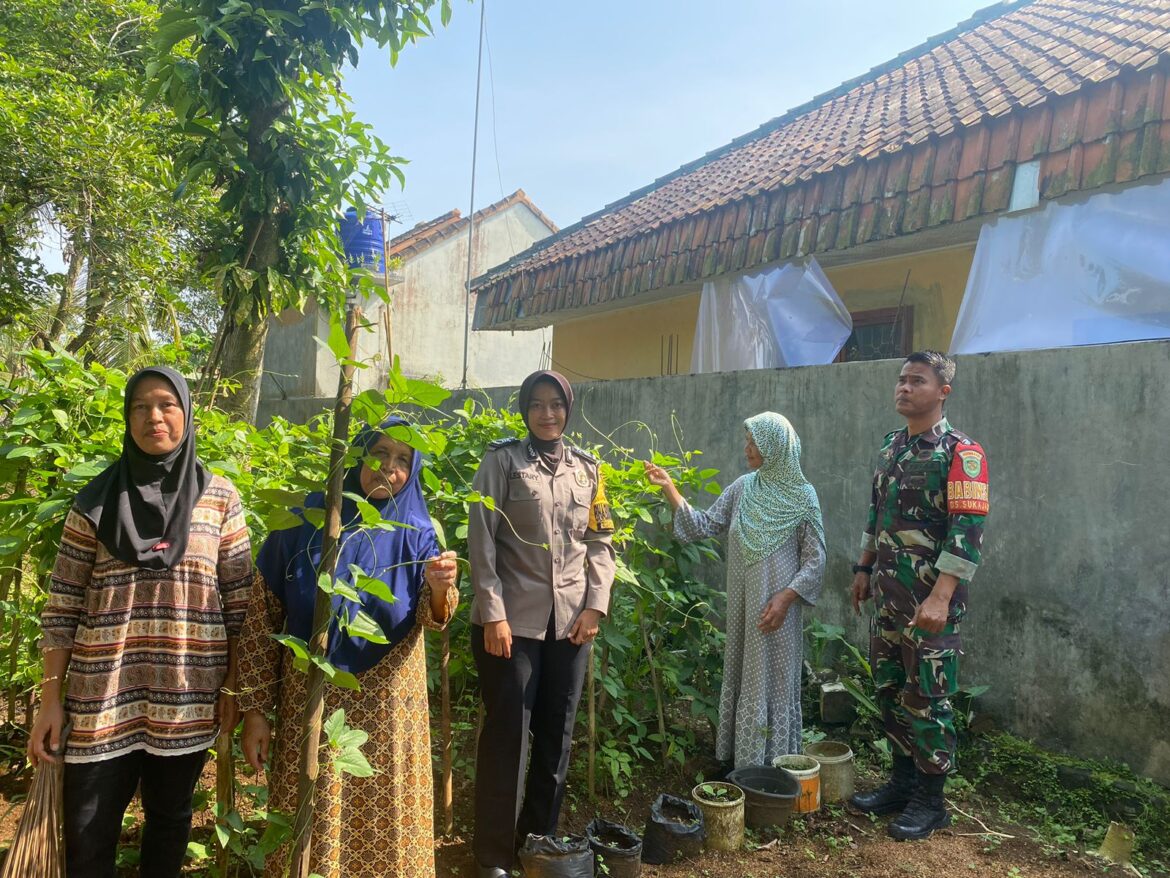 Dukung Asta Cita, Polsek Ciamis Polres Ciamis Ajak Warga Sukajadi Jadikan Lahan Produktif