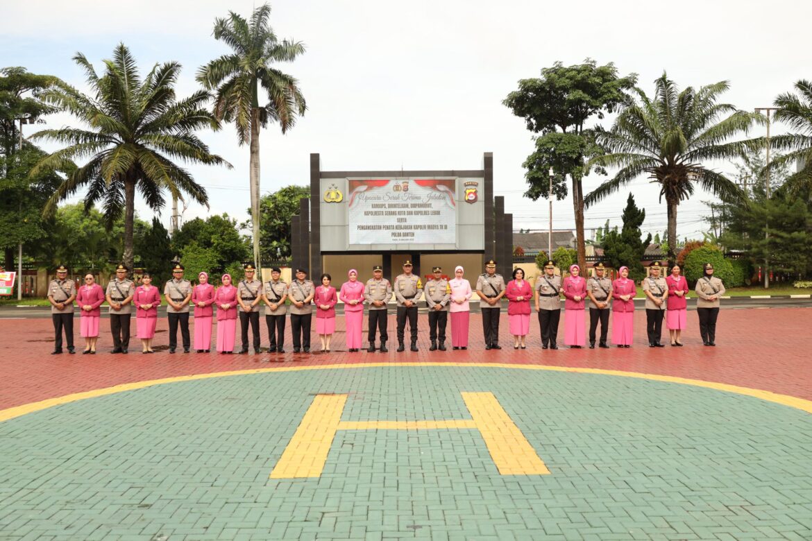 Kapolda Banten Pimpin Serah Terima Jabatan PJU Polda Banten