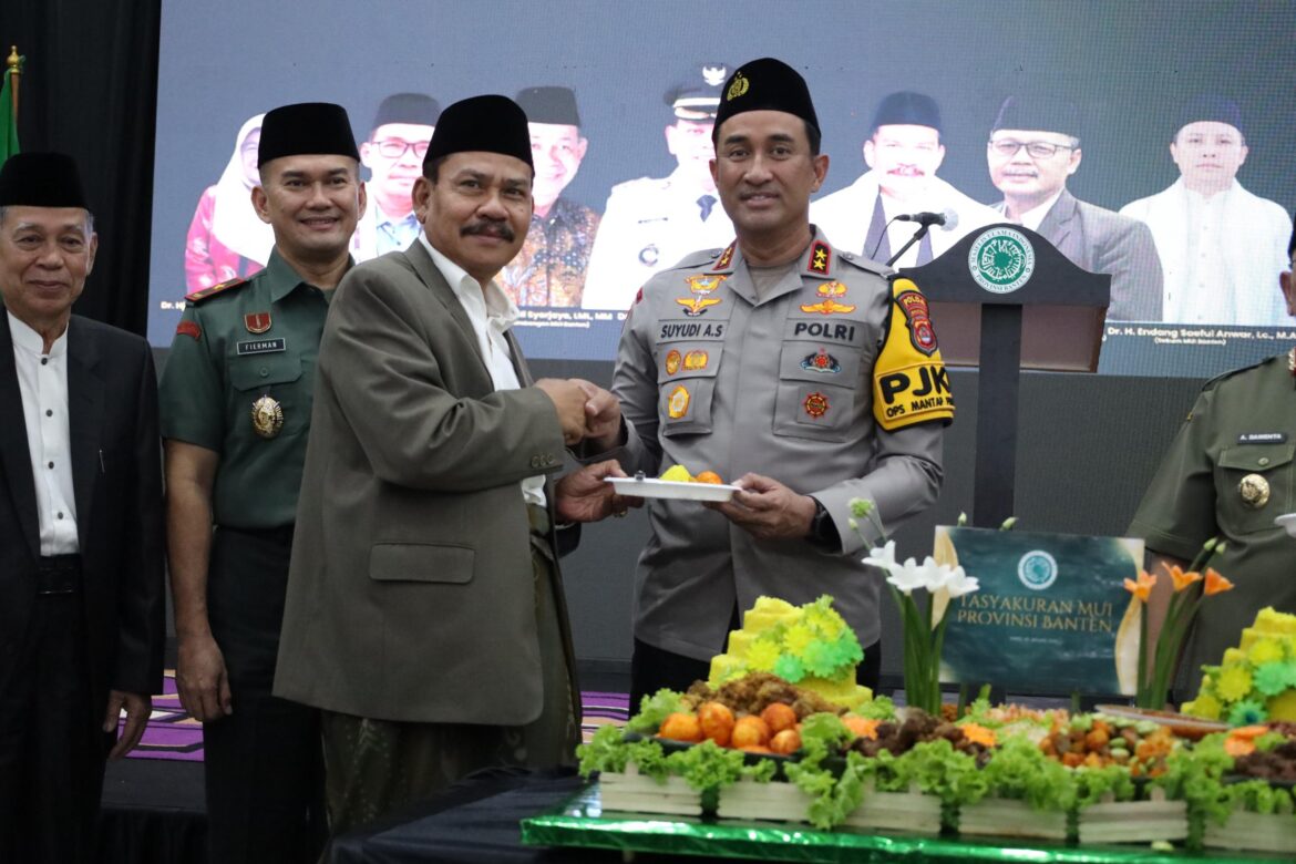 Kapolda Banten Hadiri Tasyakuran dan Silaturahmi MUI Provinsi Banten
