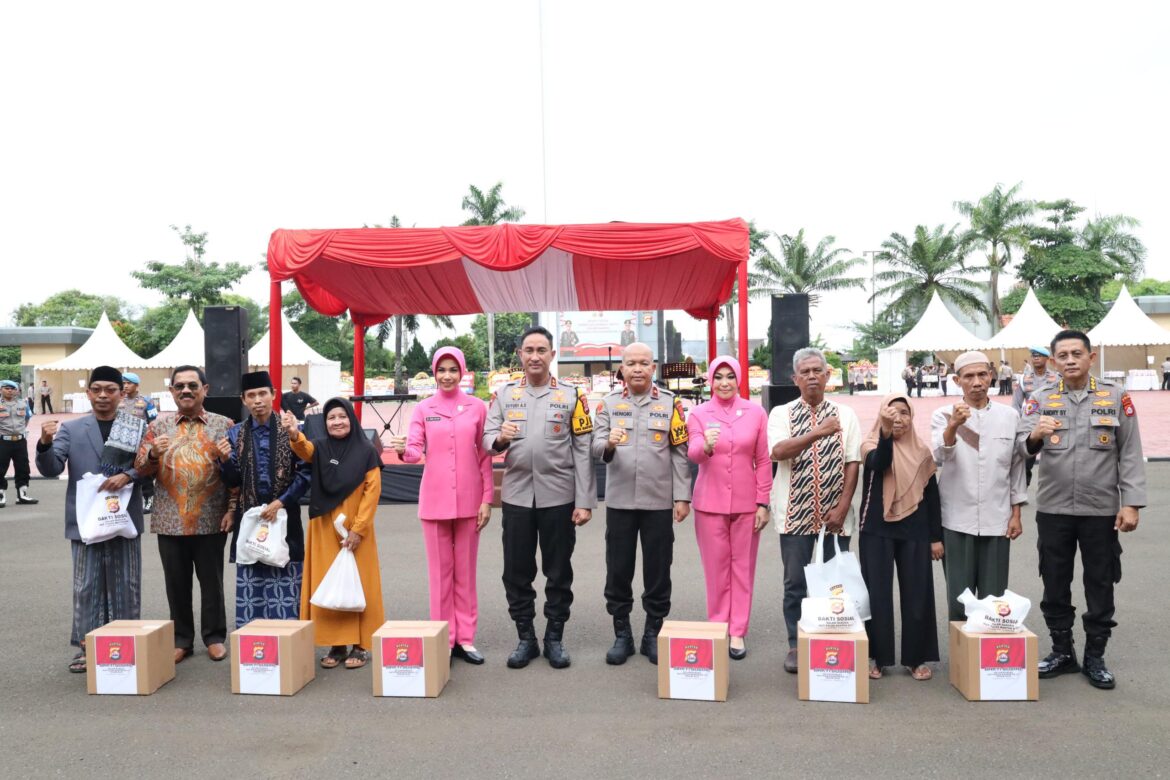 Wujud Kepedulian untuk Masyarakat, Polda Banten Gelar Bakti Sosial dan Pemeriksaan Kesehatan Gratis