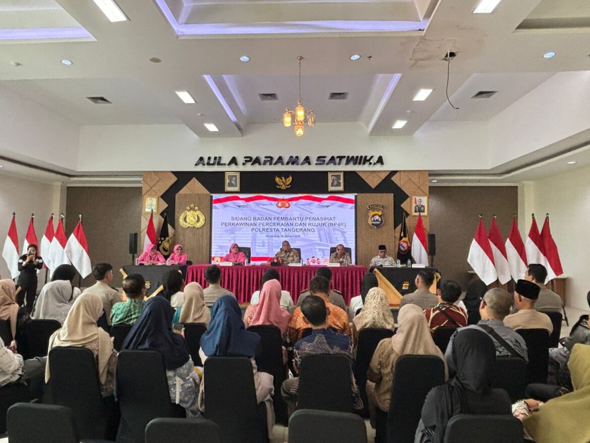 Pimpin Sidang BP4R Anggota, Kabag SDM Polres Tangerang Berpesan Jadilah Keluarga Samawa