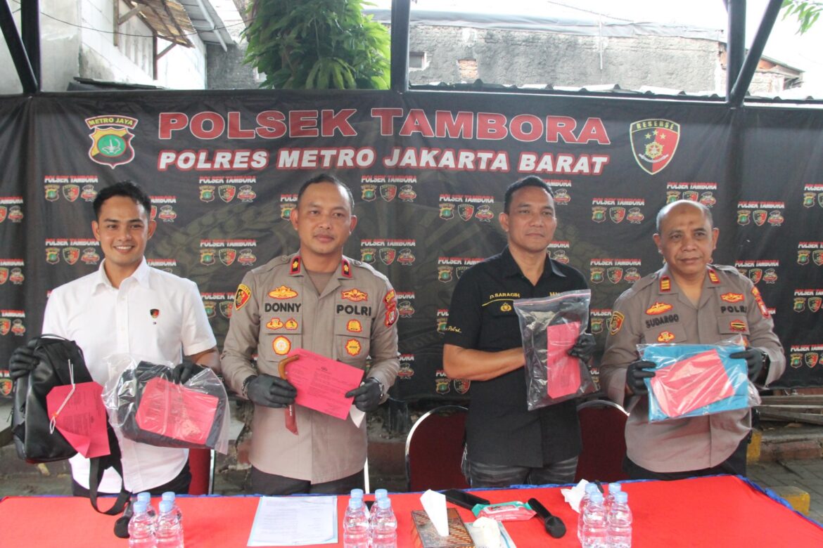 Cekcok Akibat Suara Motor Berakhir Penusukan, Polsek Tambora Bertindak Cepat Amankan Pelaku