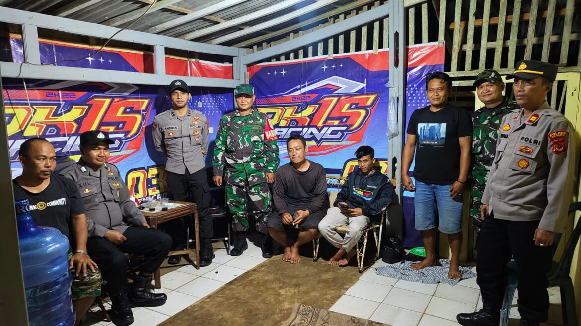 Jaga Harkamtibmas, Polsek Panawangan Intensifkan Patroli Gabungan Kewilayahan Saat Malam Hari