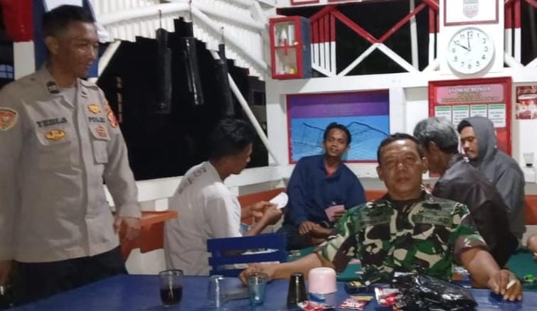 Antisipasi Gangguan Kamtibmas, Polsek Rancah Polres Ciamis Patroli Kamtibmas di Malam Hari