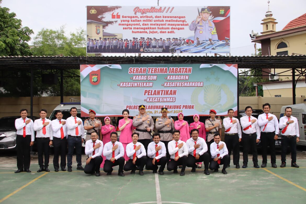 Kapolres Pelabuhan Tanjung Priok, Pimpin Serah Terima Jabatan