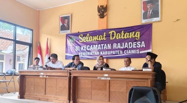 Polsek Rajadesa Monitoring Komisi A DPRD Kabupaten Ciamis di Kecamatan Rajadesa