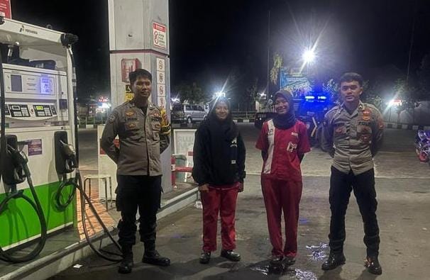 Cegah Tindak Kriminalitas di Malam Hari, Polsek Pamarican Polres Ciamis Patroli Biru