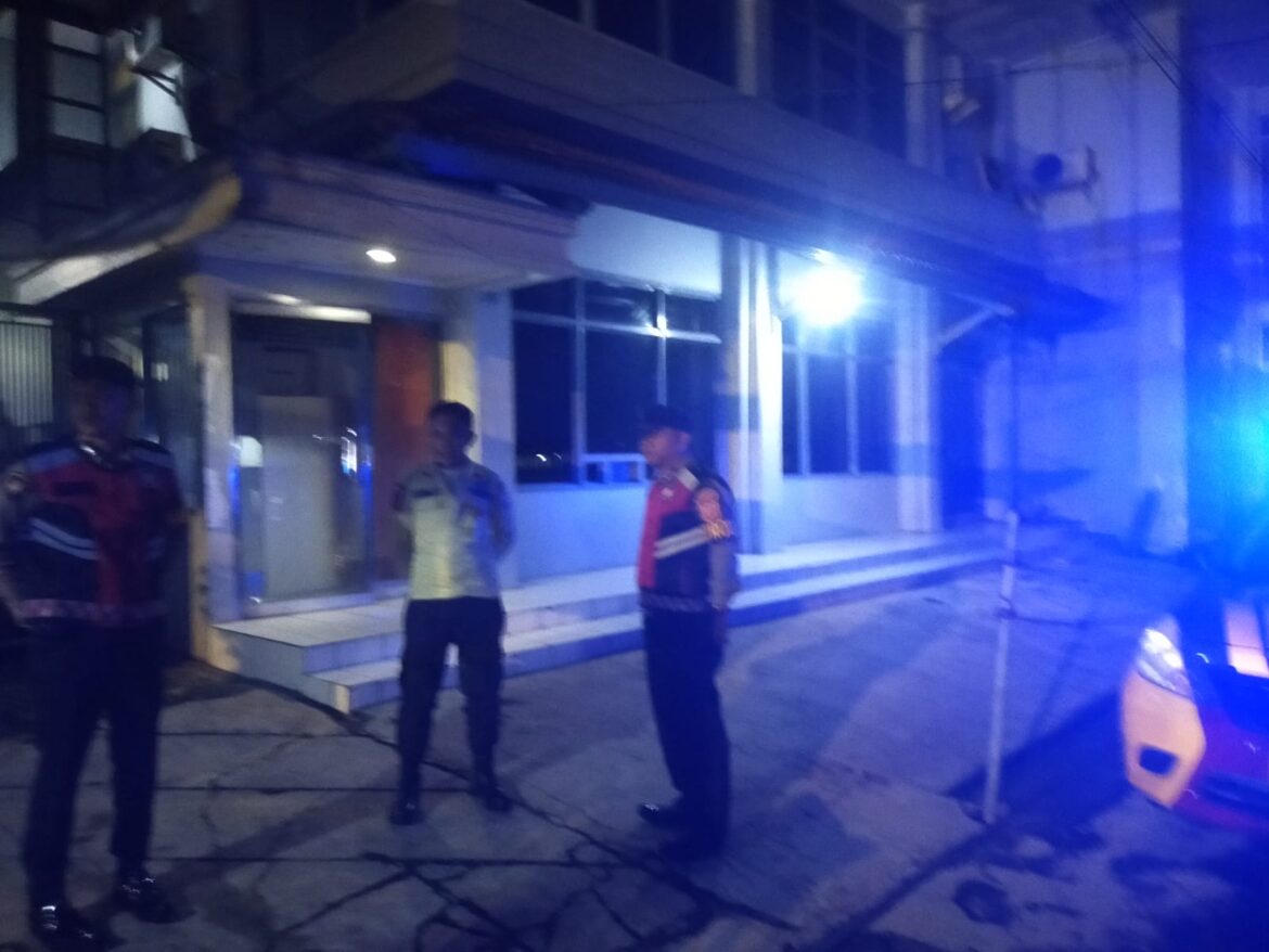 Sat Samapta Polres Ciamis Patroli Kamtibmas ke Obvit, Kantor Perbankan Jadi Sasaran