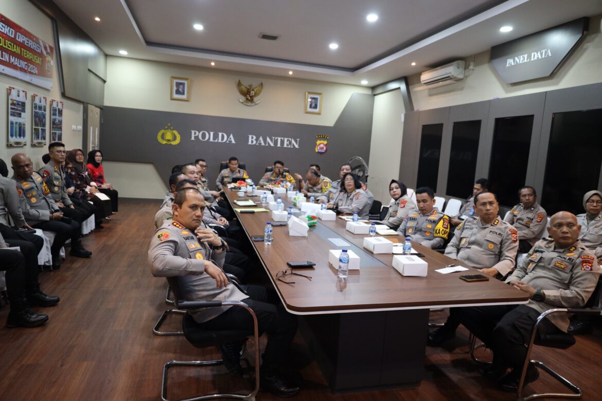 Polda Banten Gelar Rapat Tindak Lanjut Program Makanan Bergizi Gratis