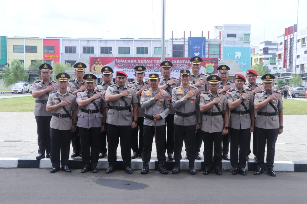 Kapolres Metro Tangerang Kota Lantik 9 Pejabat Baru