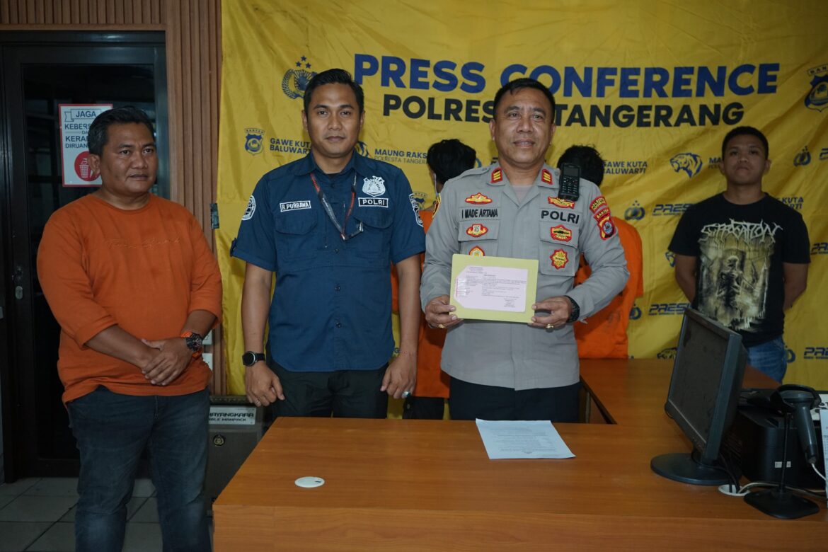 Polsek Tigaraksa Berhasil Ungkap Kasus Penyalahgunaan Narkotika Jenis Sabu