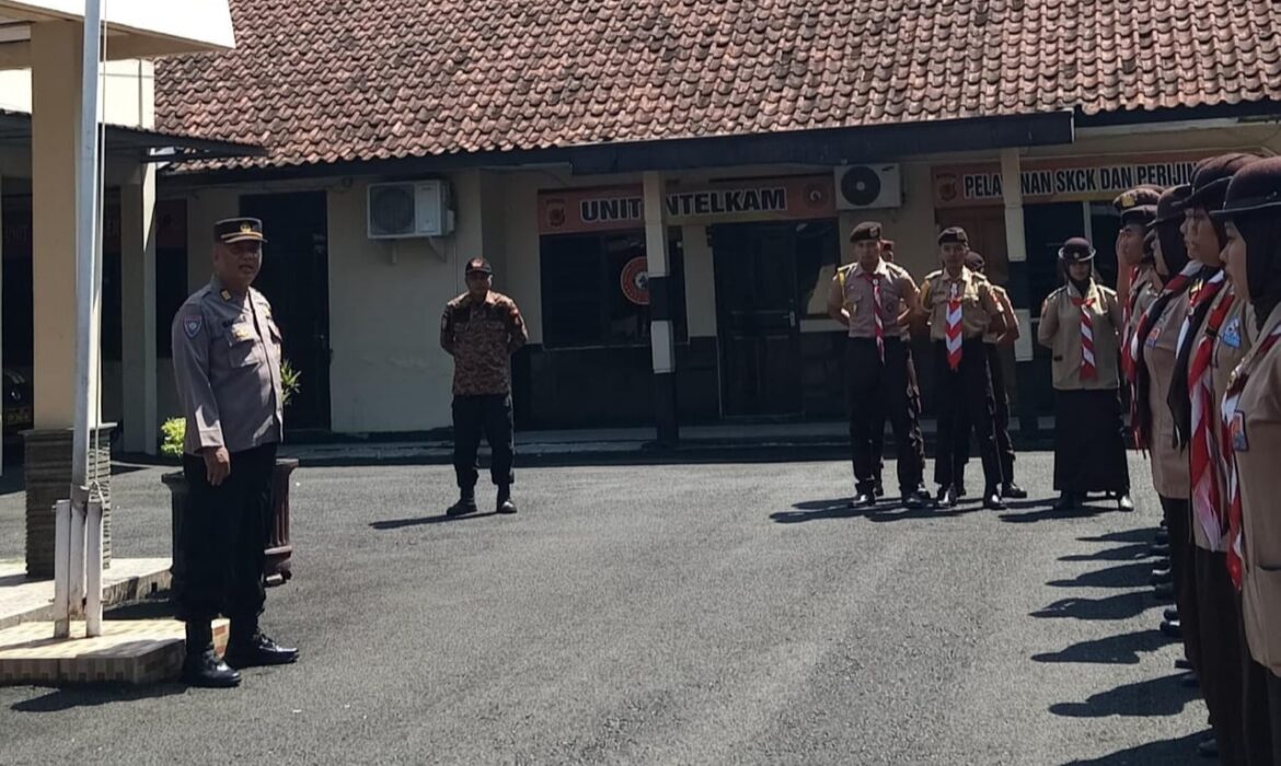 Giat Pembinaan Saka Bhayangkara Membangun Kedisiplinan Generasi Penerus Bangsa